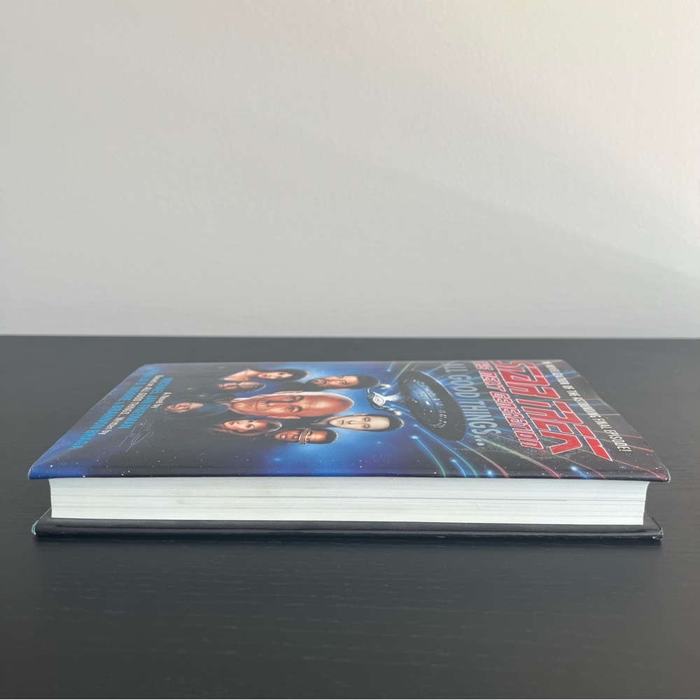 Star Trek Next Generation All Good Things Friedman First Edition 1994 - Picture 6 of 12